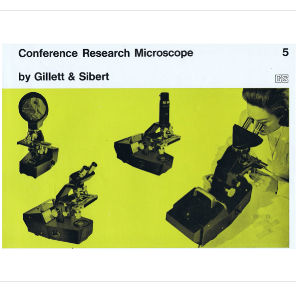 A book cover with several microscopes
Description automatically generated