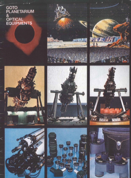 A magazine cover with a picture of a telescope
Description automatically generated