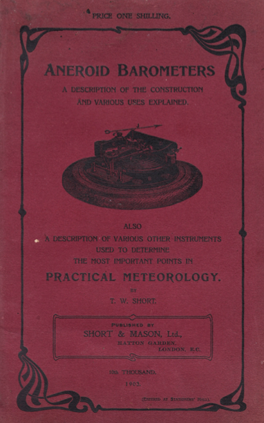 A red cover with a picture of a typewriter
Description automatically generated