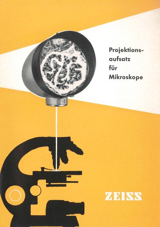 A yellow and white cover with a microscope
Description automatically generated