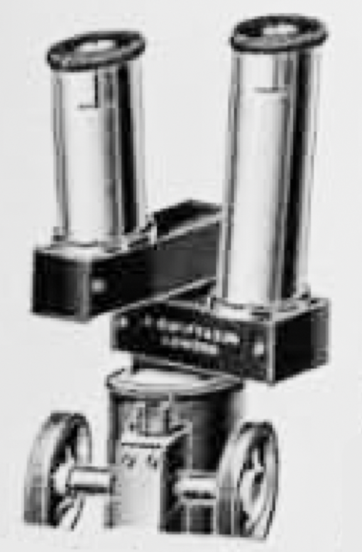 A black and white photo of a machine
Description automatically generated with low confidence